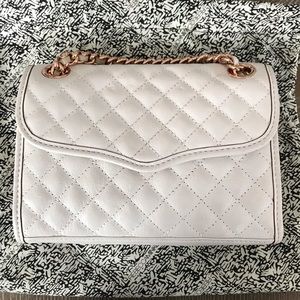 White Rebecca Minkoff quilted crossbody